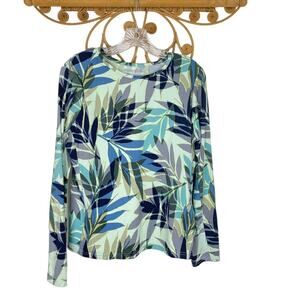 Hang Ten Women's Long Sleeve Rashguard  UPF 50+ L